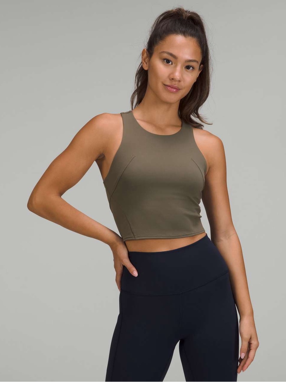 WORN ONCE Lululemon Invigorate Training Tank Top in Carob Brown - 12